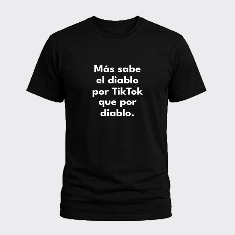 Playera "TikTok" para hombre