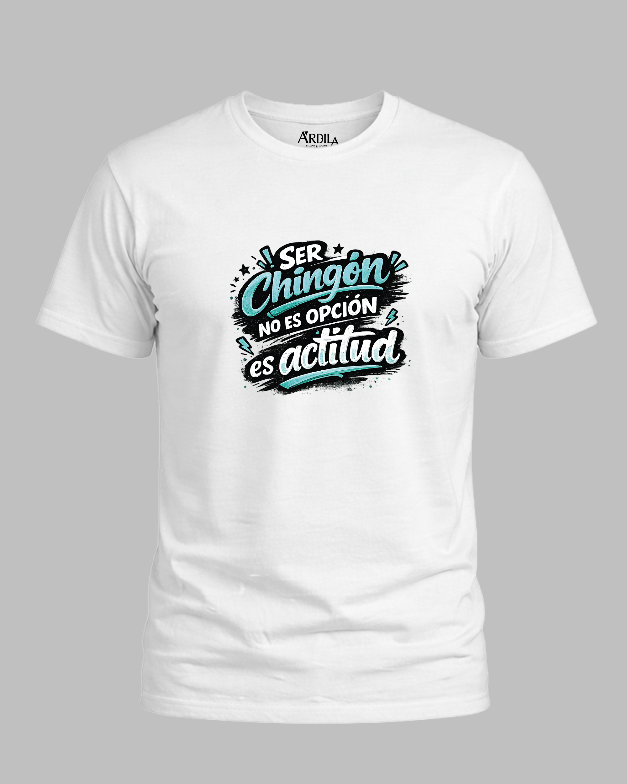 playera blanca hombre