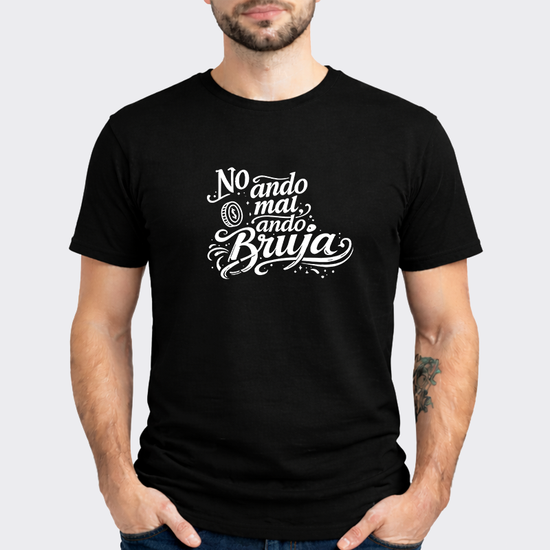 Playera "Ando Bruja" hombre
