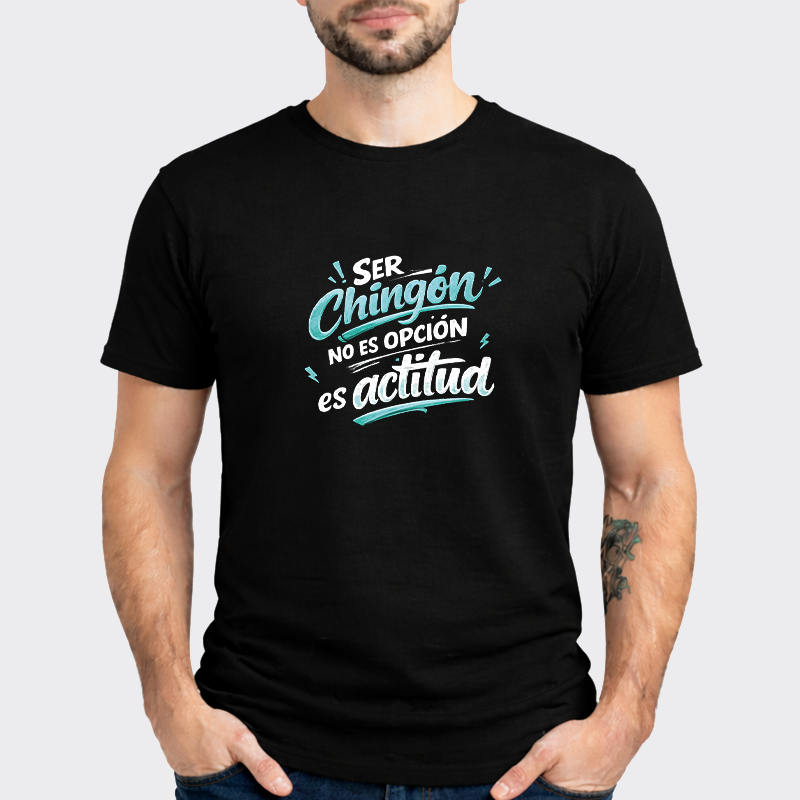 playera negra hombre