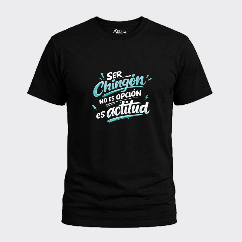 Playera negra hombre