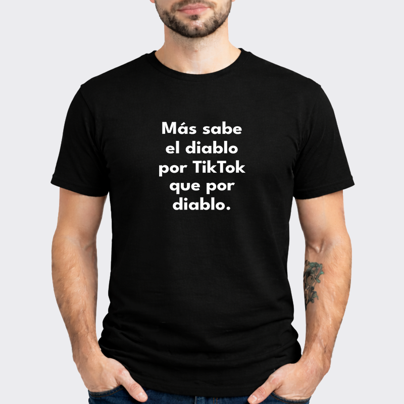 Playera "TikTok" para hombre