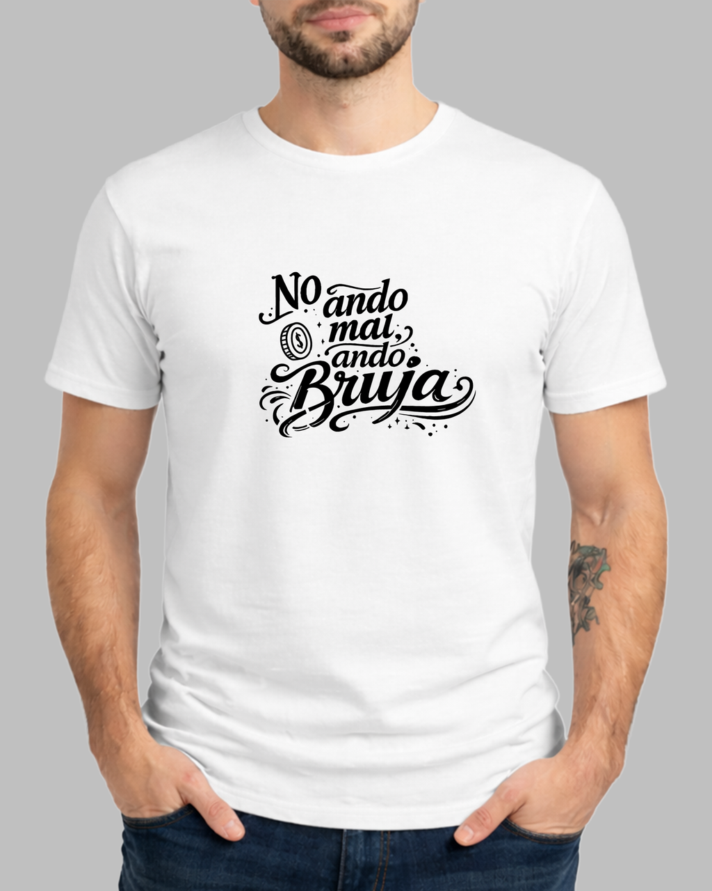 Playera "Ando Bruja" hombre