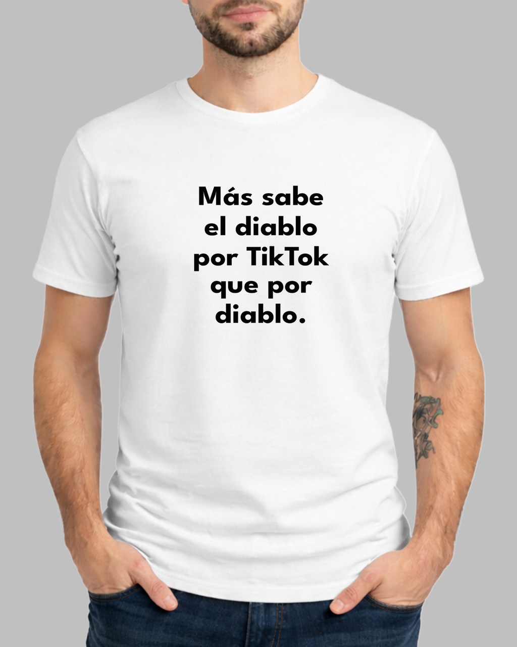 Playera "TikTok" para hombre